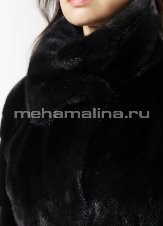 Норковая шуба  модель № S-647 универмаг малина