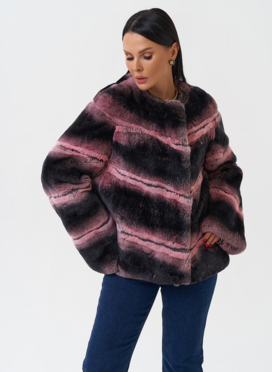 Короткая шуба из меха кролика Короткая шуба из меха кролика