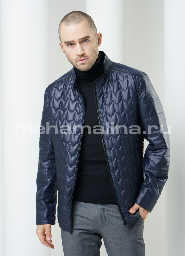 фото Куртка мужская на молнии модель № KP-117