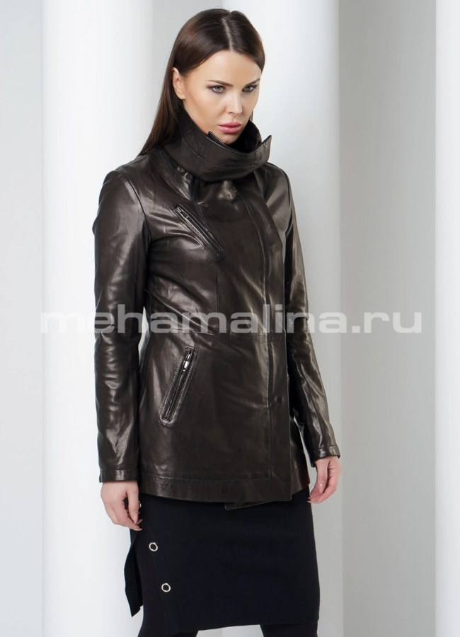Удлиненная куртка модель № K-414 универмаг малина