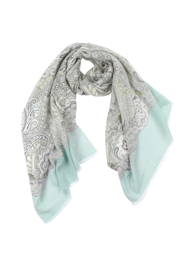 Женский шарф модель № А-20 меха малина