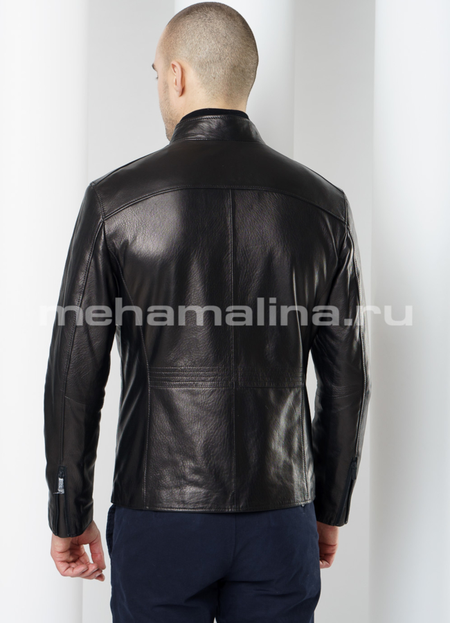 Кожаная куртка модель № KP-211 в кредит