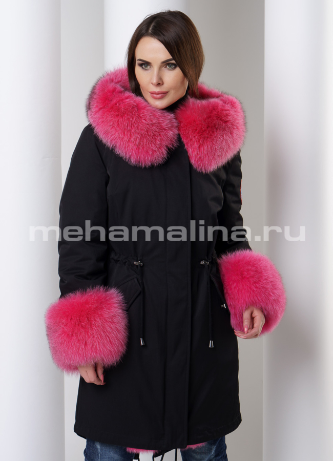 Меховая парка Malina siberian wear модель № П-164 универмаг малина