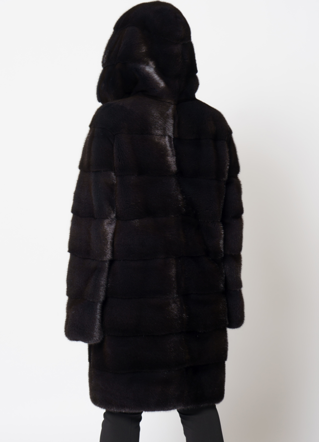 Шуба из скандинавской норки модель № S-510 в рассрочку