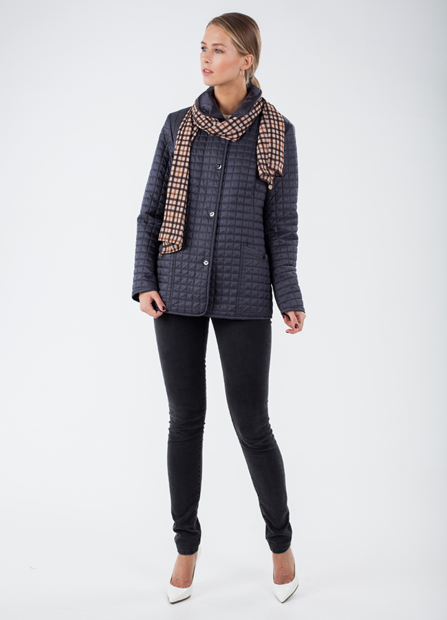 Куртка модель № 962 меха малина