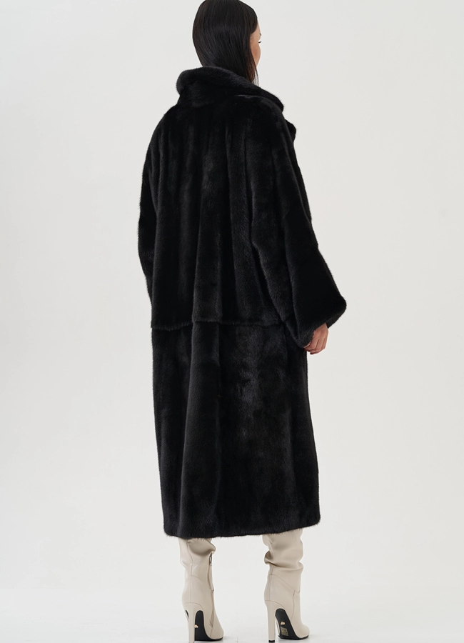 ​Норковая шуба из меха saga fur модель № 24964 в кредит