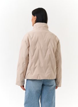 Женская куртка с воротником стойкой