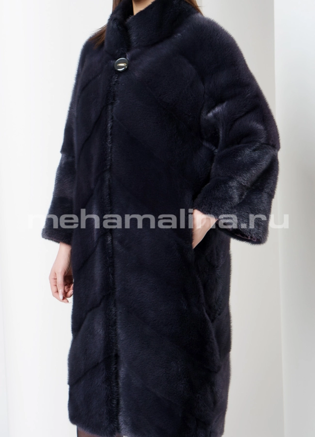 Шуба из норки  модель № S-557 универмаг малина