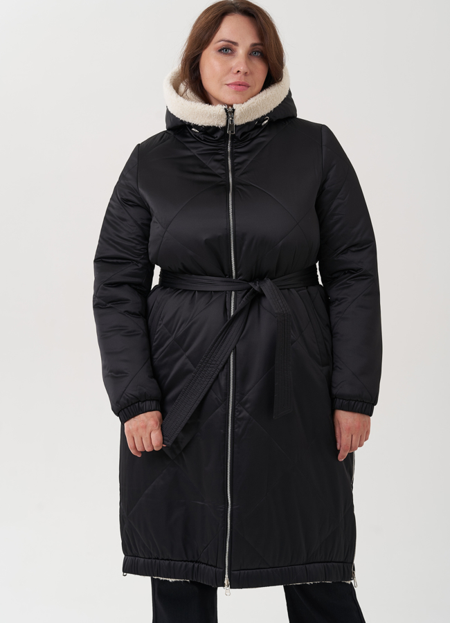 Женское пальто из верблюжьей шерсти  модель № 79175 в кредит