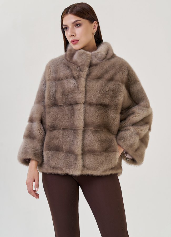 Куртка из норки модель № 23224 универмаг малина