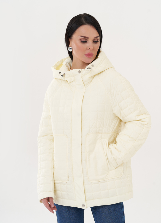 Женская куртка с капюшоном модель № 27014 в кредит
