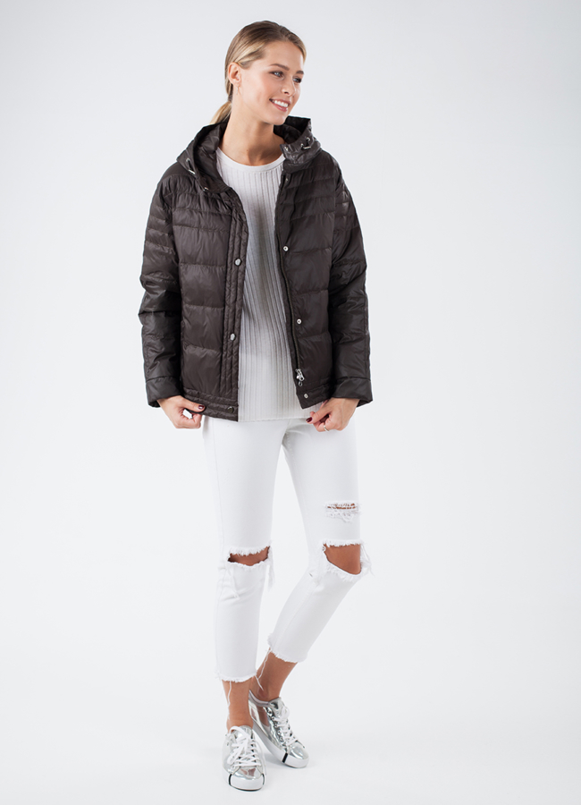 фото Укороченная куртка модель № 115