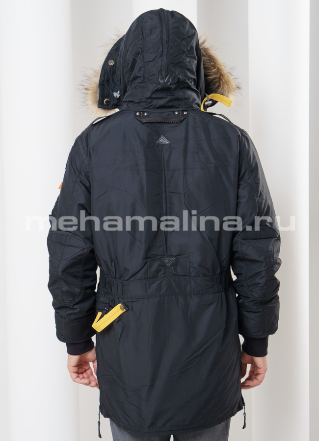Пуховик удлиненный мужской модель № KM-2 в кредит