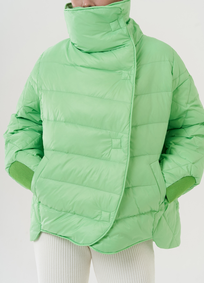 Куртка женская оверсайз  модель № 25949 универмаг малина