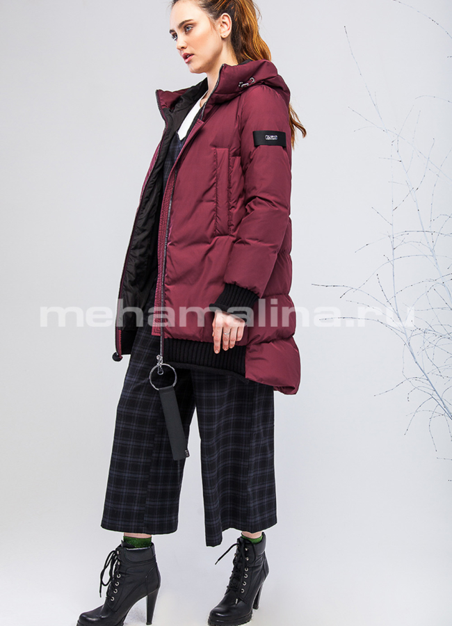 Зимний пуховик Clasna модель № П-183 универмаг малина