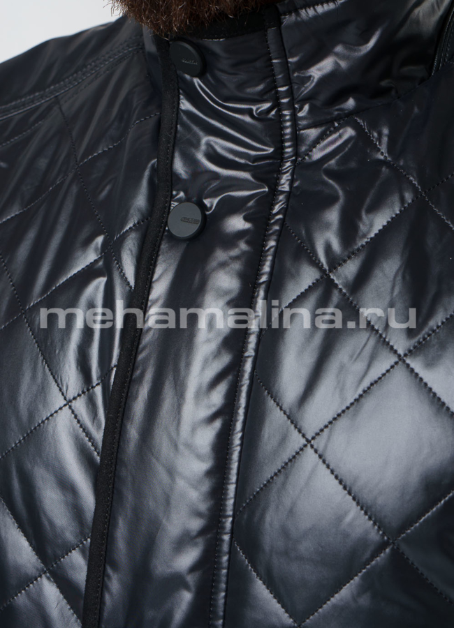 Куртка прямого силуэта с воротником стойка модель № 336 в рассрочку