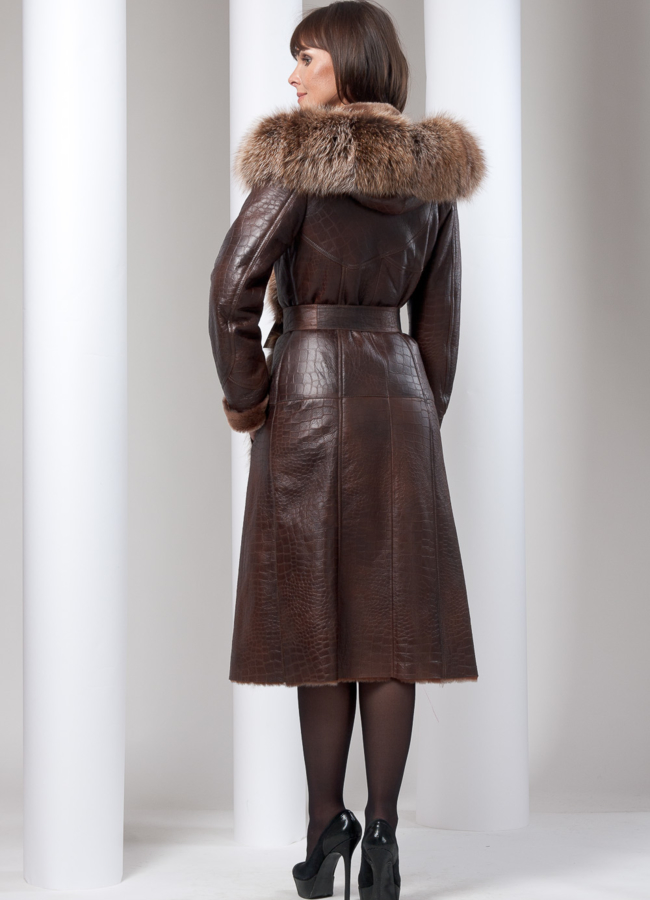 Дубленка кроко. модель № K-1 в кредит