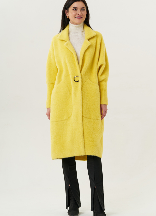 Женский кардиган оверсайз с английским воротником модель № 1863 универмаг малина