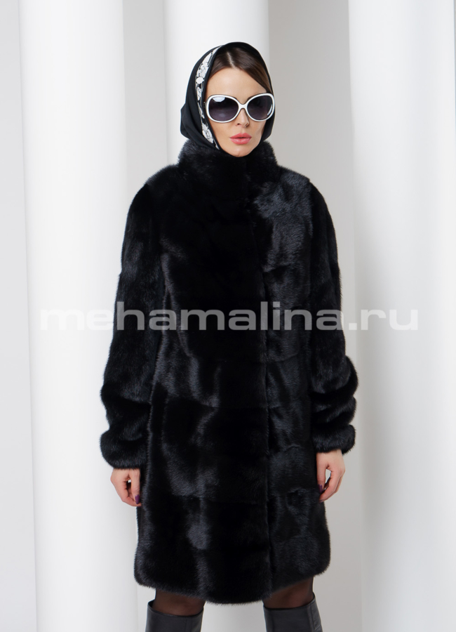 Шуба из скандинавской норки модель № S-521 универмаг малина