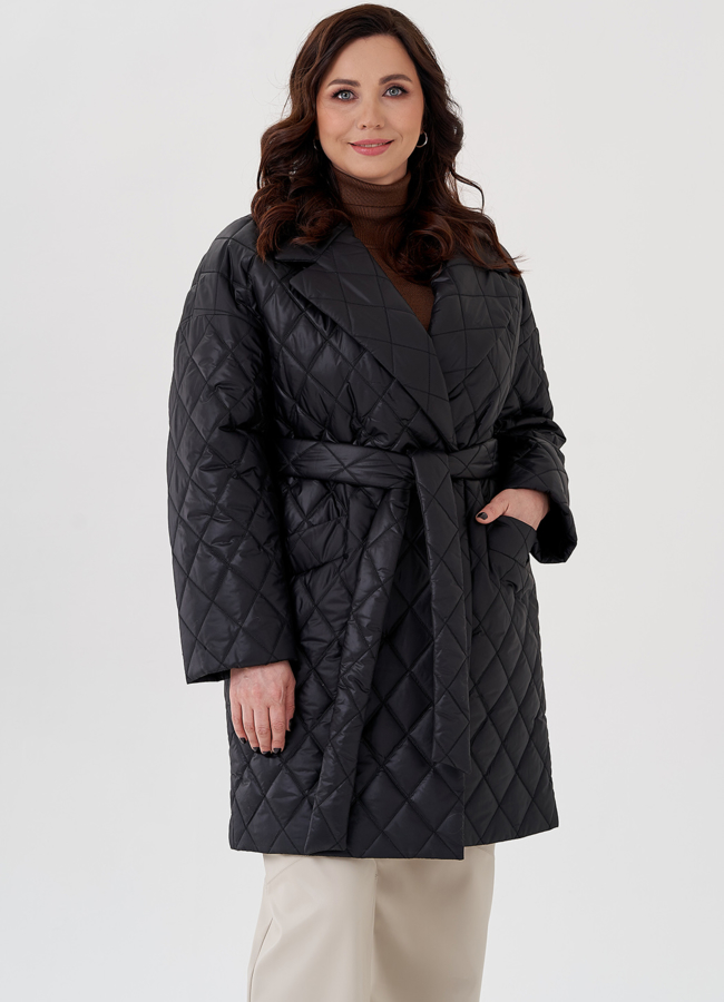 Женское полупальто с английским воротником  модель № 23283 в кредит