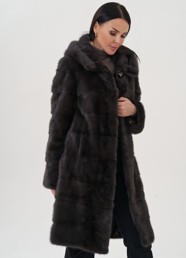 фото Норковая шуба модель № S-641