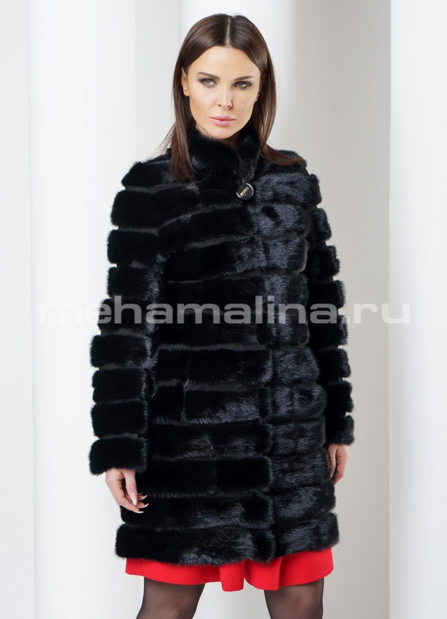 Жакет трансформер модель № M-150 меха малина