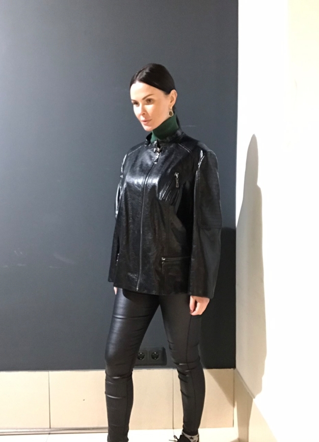 Куртка женская из эко кожи модель № 8986 в рассрочку