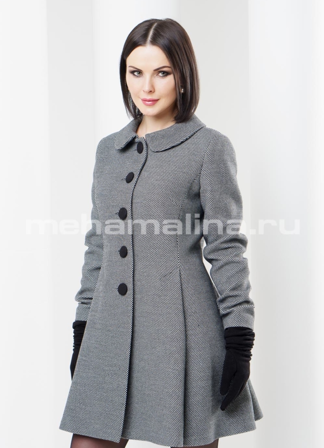 Пальто приталенное  модель № BP-32 универмаг малина