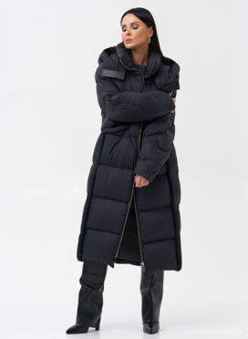 Женский пуховик с капюшоном 