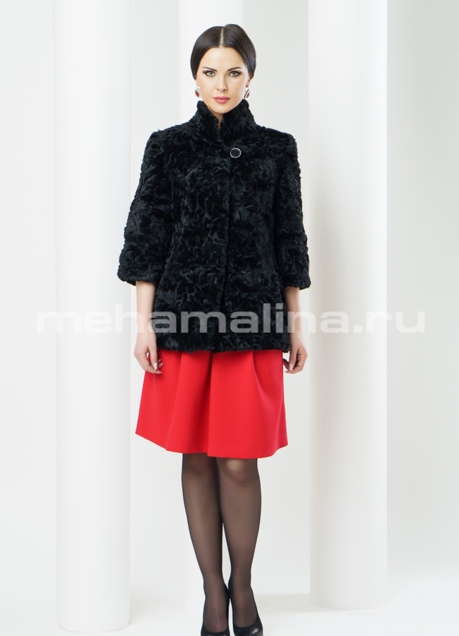 Шуба из мутона модель № S-371 в рассрочку