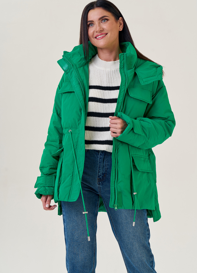 Женская куртка оверсайз Malina Siberian модель № 23235 универмаг малина