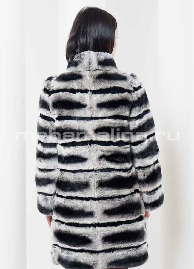 Шуба Rex воротник стойка модель № S-356 в рассрочку