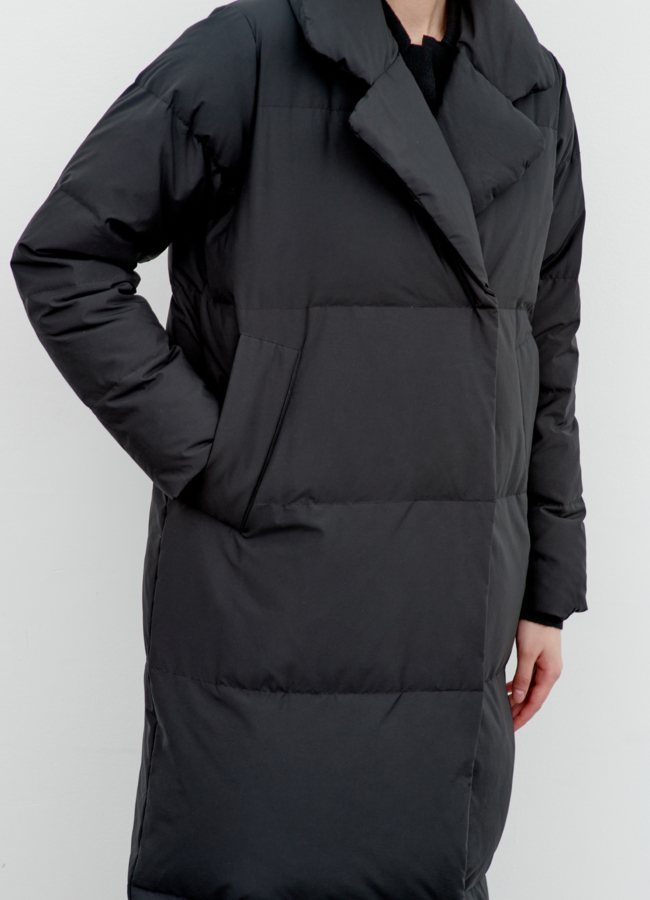 Женский длинный пуховик модель № 79409 в рассрочку