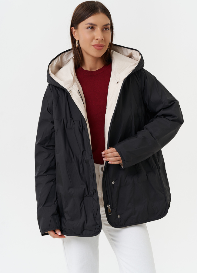 Женская куртка с капюшоном модель № 27875 универмаг малина