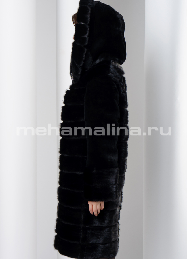 Шуба из норки модель № S-541 универмаг малина