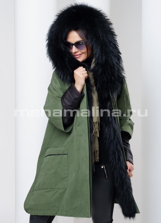 Парка женская модель № П-96 универмаг малина