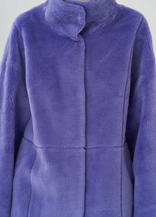 Двухстороннее пальто из натуральной шерсти модель № 25683 в рассрочку