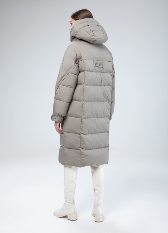 Пуховик женский с капюшоном  модель № 25779 в рассрочку
