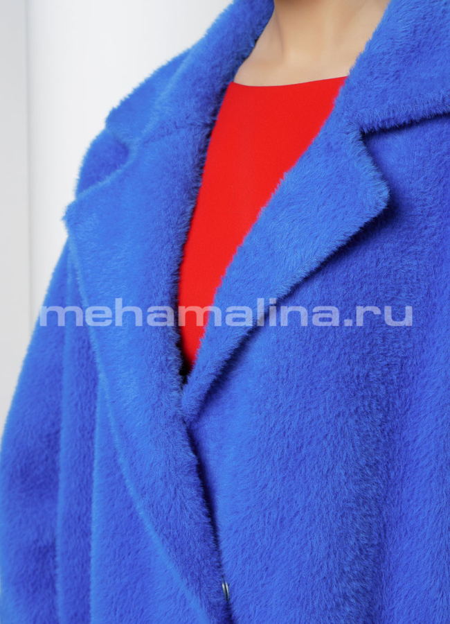 Пальто из микроворса модель № 1661 в рассрочку