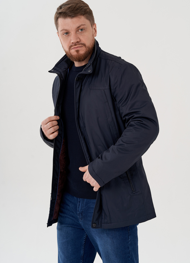 Куртка мужская синего цвета  модель № 24355 универмаг малина