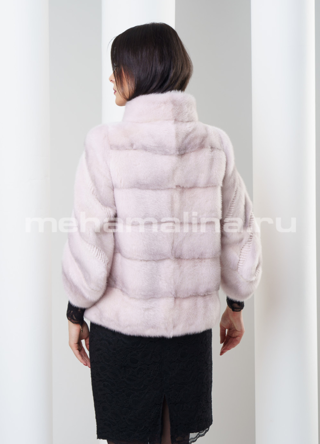 Шуба из норки укороченная модель № S-330 в кредит