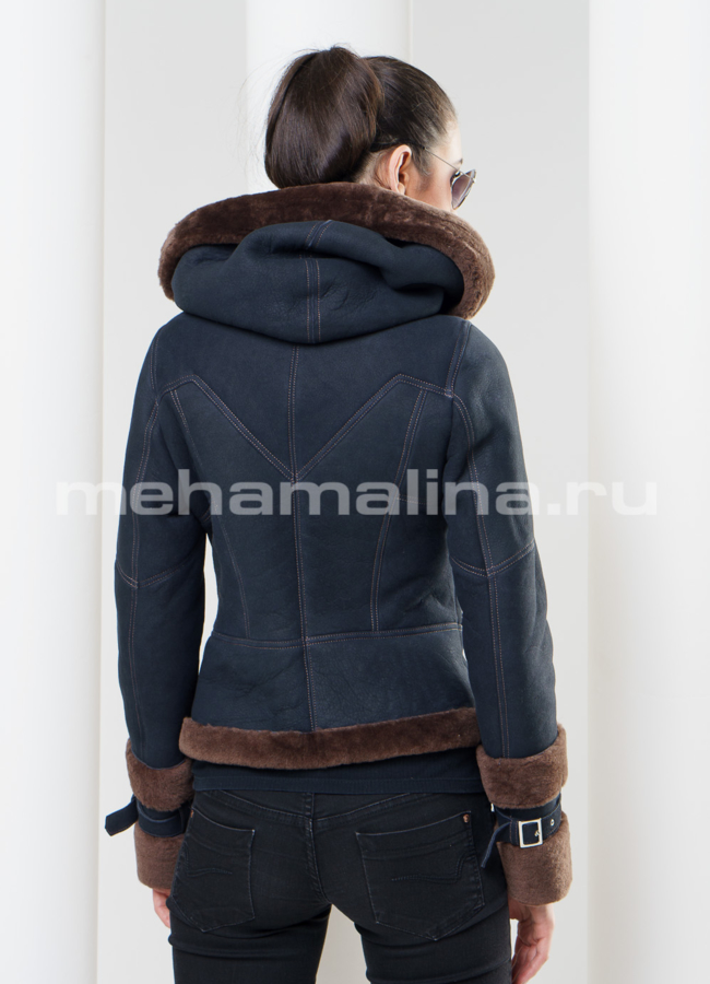 Дубленка укороченная модель № D-140 в рассрочку