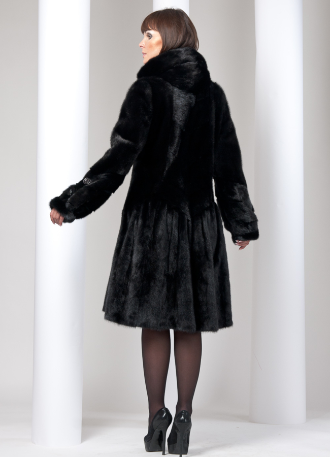 Шуба норка  модель № S-23 в кредит Шуба норка  модель № S-23 в кредит