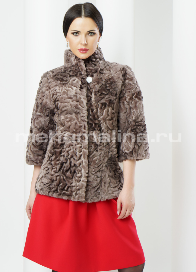 фото Шуба из мутона модель № S-372