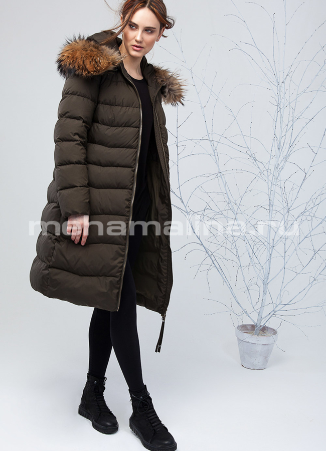 Пуховик oversize модель № П-176 в кредит