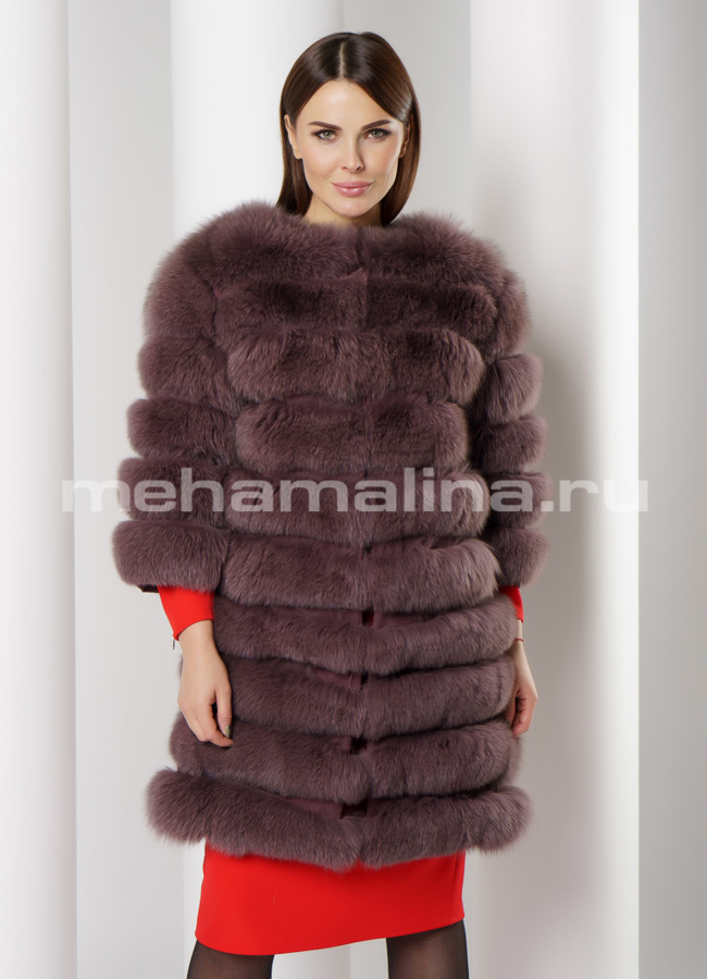 фото Песцовый жакет модель № M-162