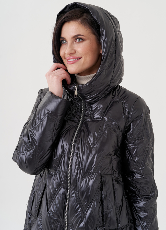 Куртка демисезонная с капюшоном модель № 3608 универмаг малина