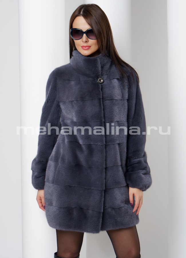 Шуба из скандинавской норки модель № S-507 в кредит