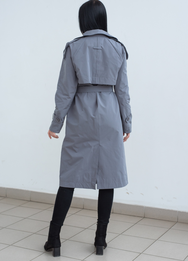 Плащ женский с поясом  модель № 22723 универмаг малина