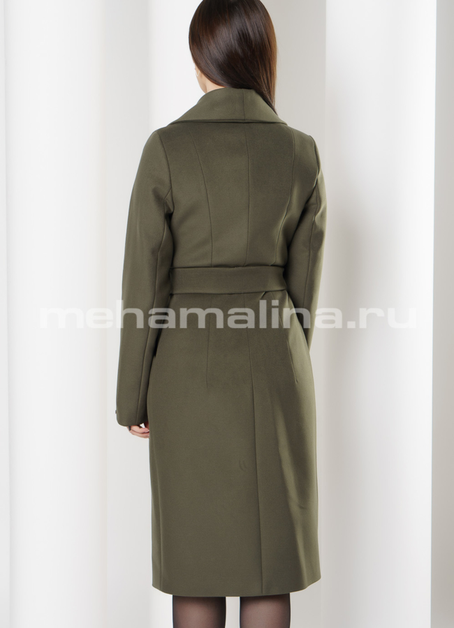 фото Женское приталенное пальто модель № 10945